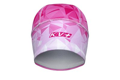 Превью  Шапка лыжная KV+ Premium Pink/White